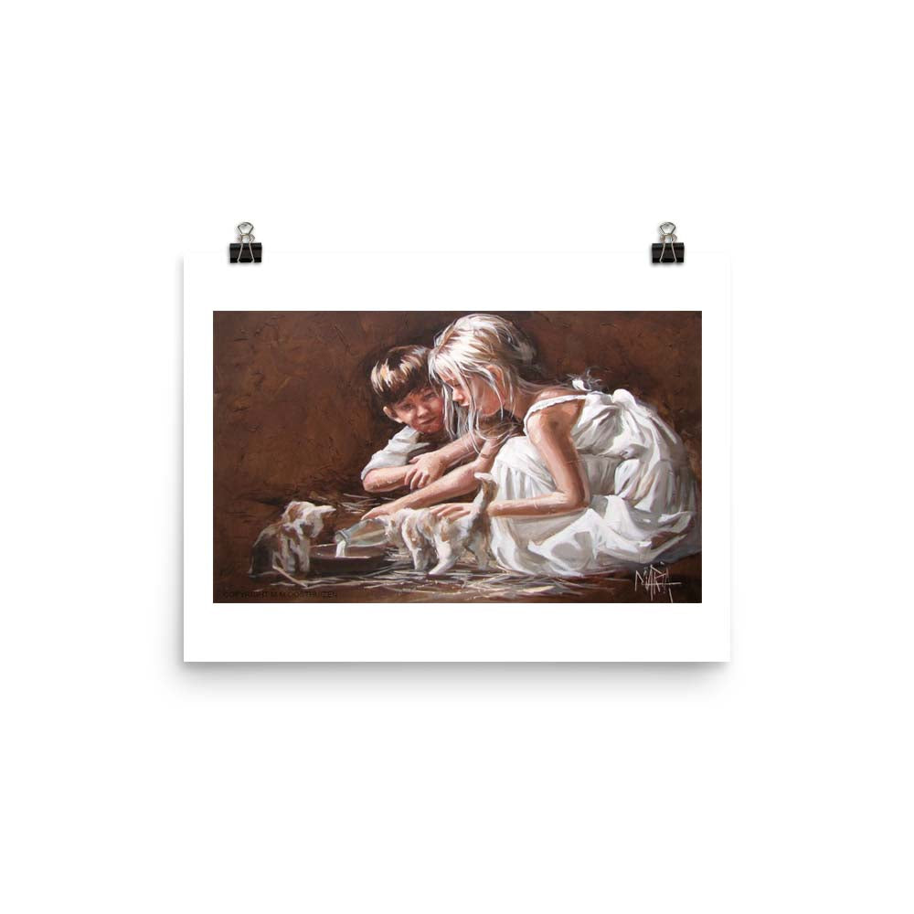 Kom hier is julle melk | A3 Paper Print