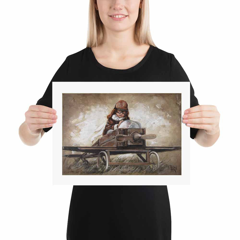 Wens ek kon vlieg | A3 Paper Print
