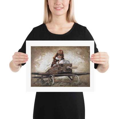 Wens ek kon vlieg | A3 Paper Print