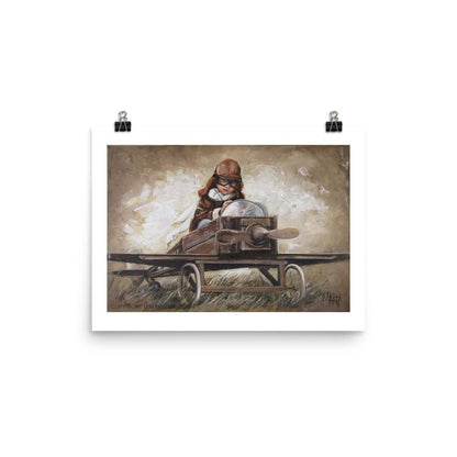 Wens ek kon vlieg | A3 Paper Print