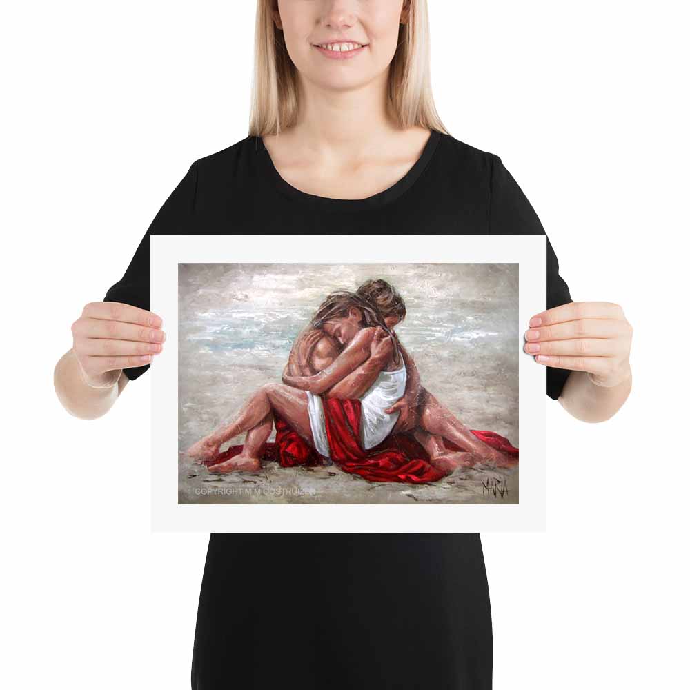 In His arms | A3 Paper Print