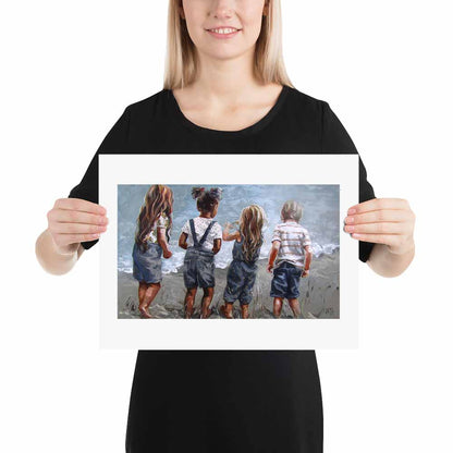 Beach adventures | A3 Paper Print