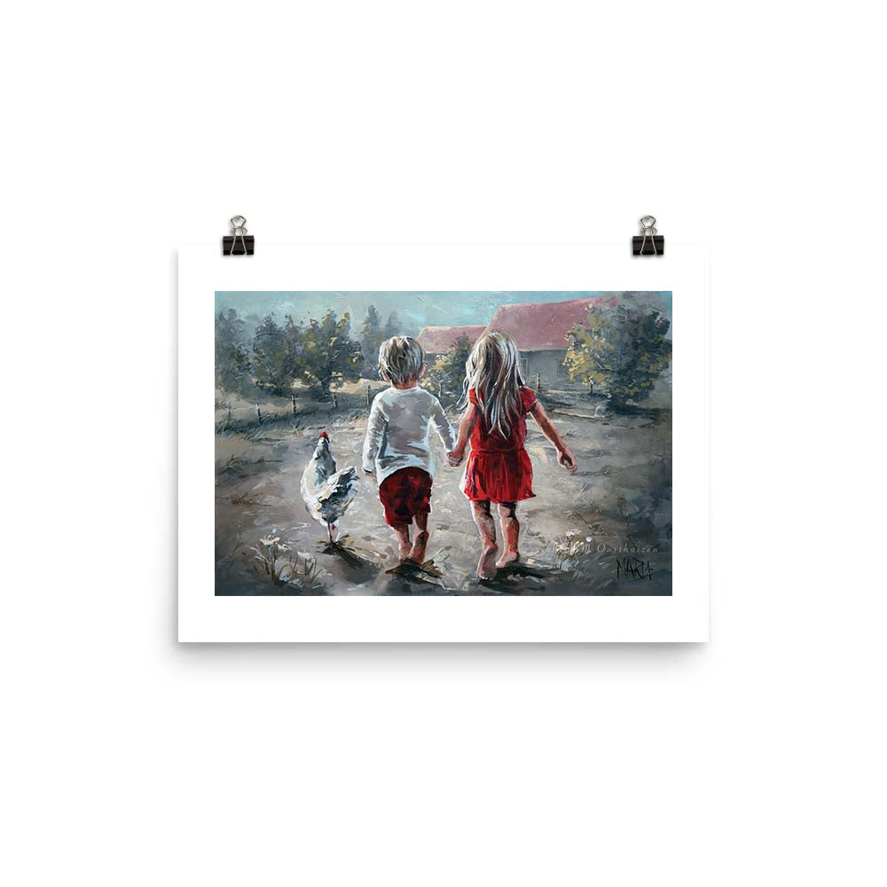 The three of us | A3 Paper Print