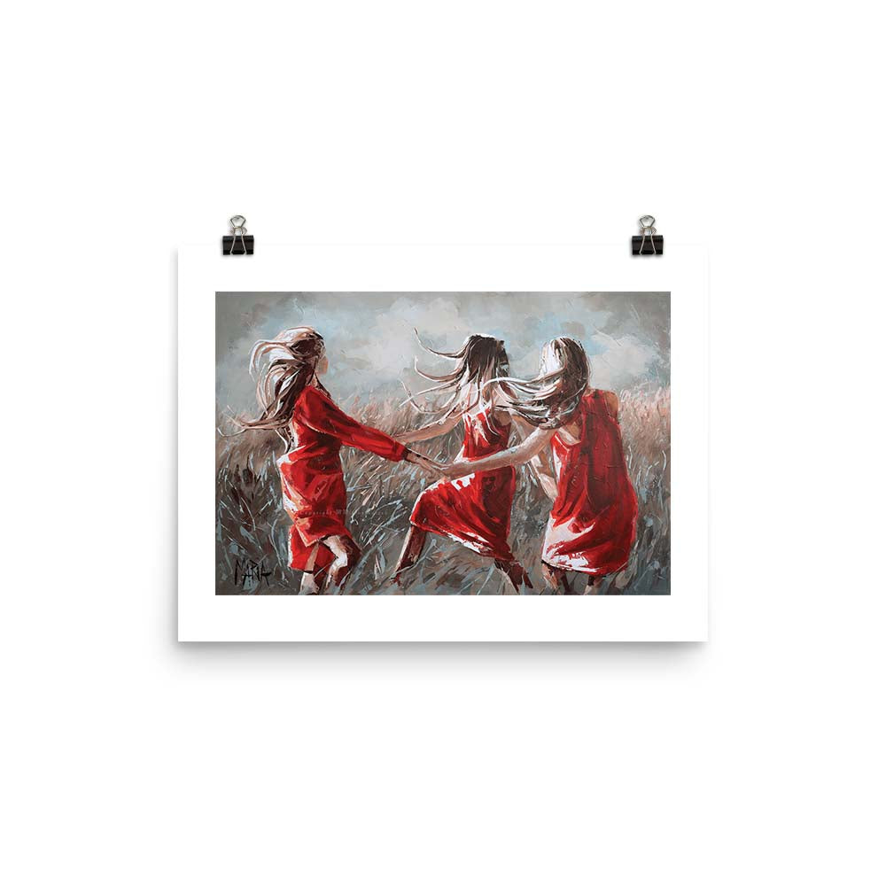 Sisters joy forevermore | A3 Paper Print