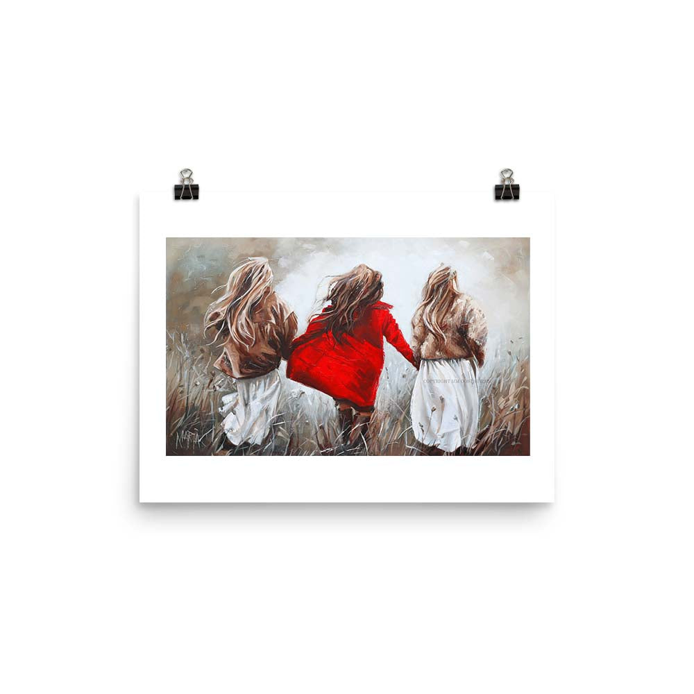 Love centered friendship | A3 Paper Print
