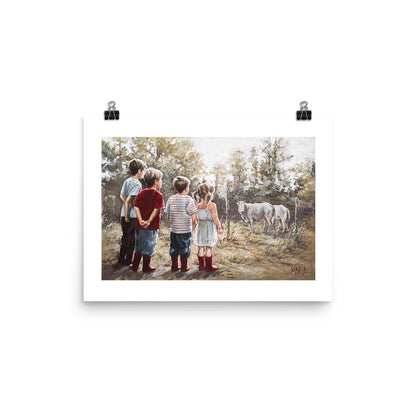 Hy sien ons | A3 Paper Print