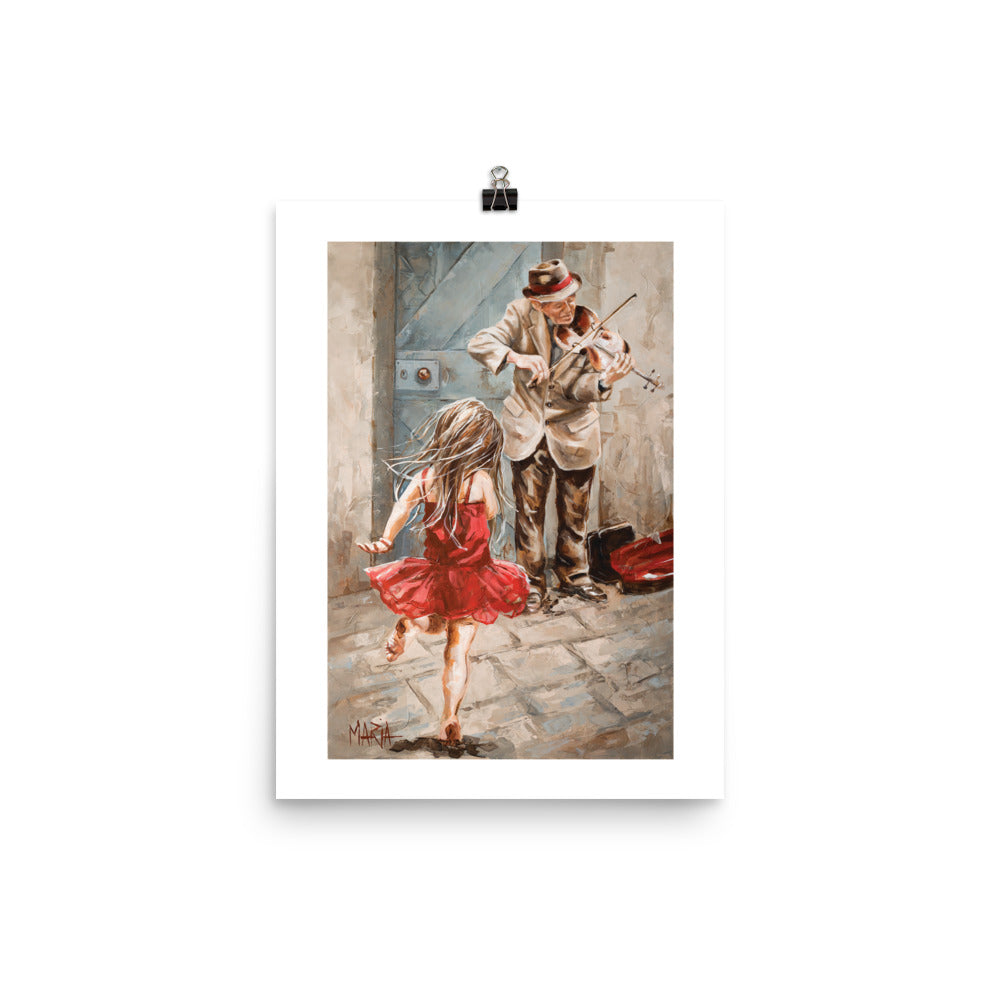 The Violin Player | A3 Paper Print