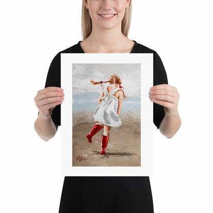 Dance - I am Free Series | A3 Paper Print