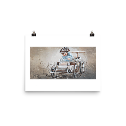 Driving Goals | A3 Paper Print