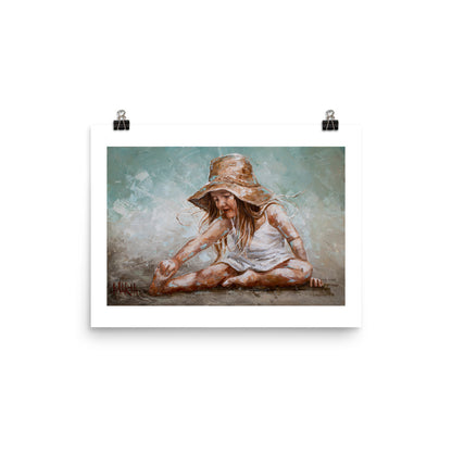 Sandy Toes | A3 Paper Print
