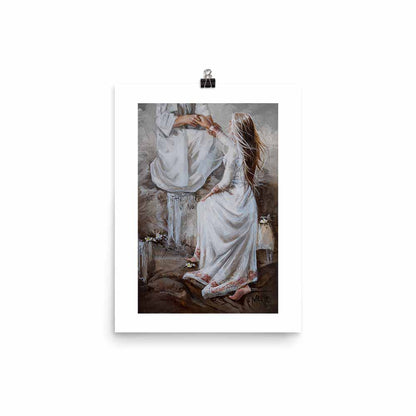 A3 fine art print securely packed with white correx board for damage-free shipping.