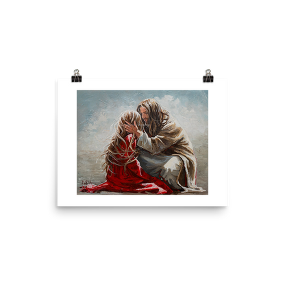 Way Maker fine art print, Christian inspirational artwork, A3 size, House of Maria Magdalena Oosthuizen.