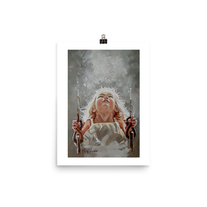 Look up child | A3 Paper Print
