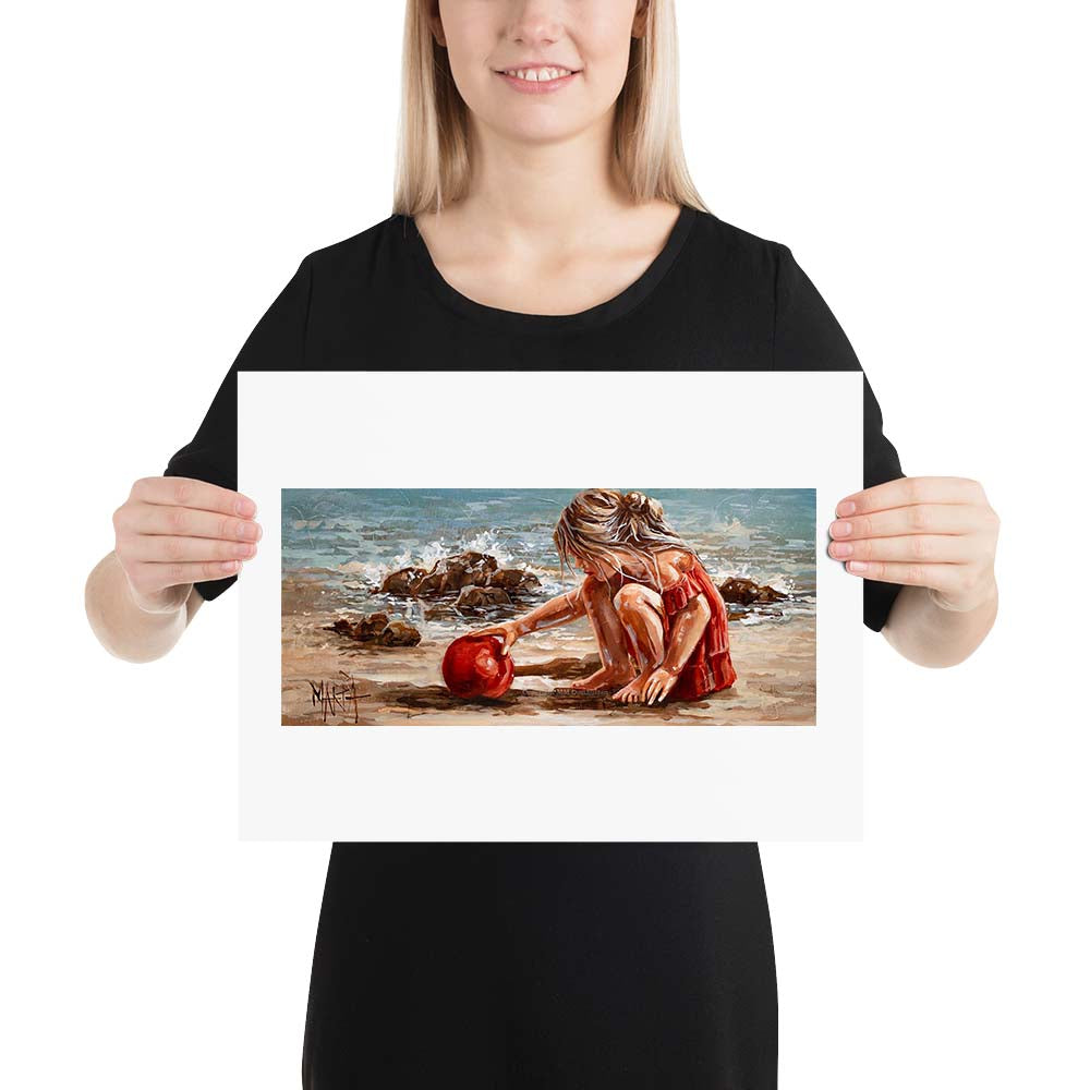 Op die Strand | A3 Paper Print