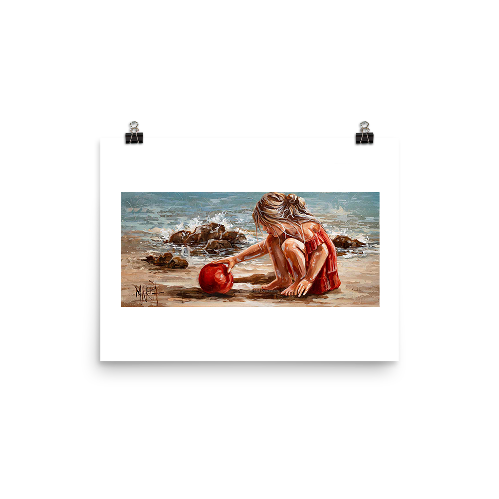 Op die Strand | A3 Paper Print