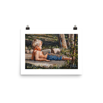 Mud Bath | A3 Paper Print