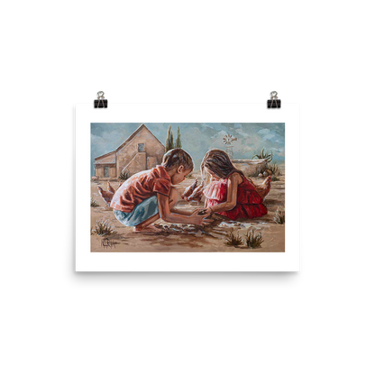 Plaas Kinders | A3 Paper Print