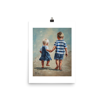 Hand aan Hand | A3 Paper Print
