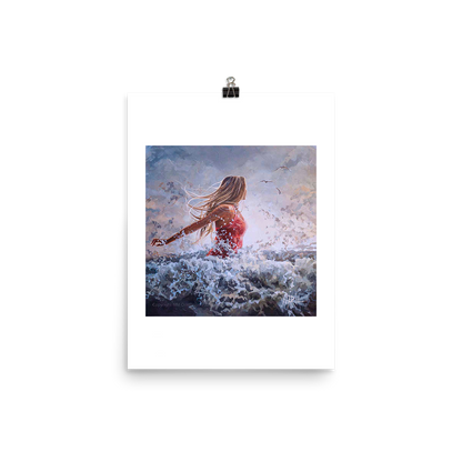 When I see a flood You see a promise | A3 Paper Print