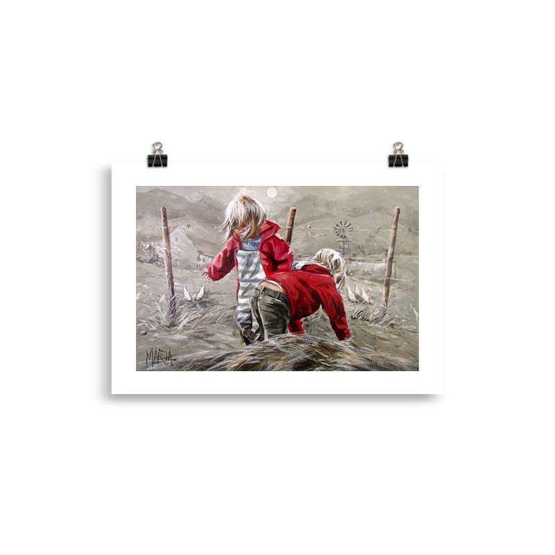 Winter wind | A4 Paper Print