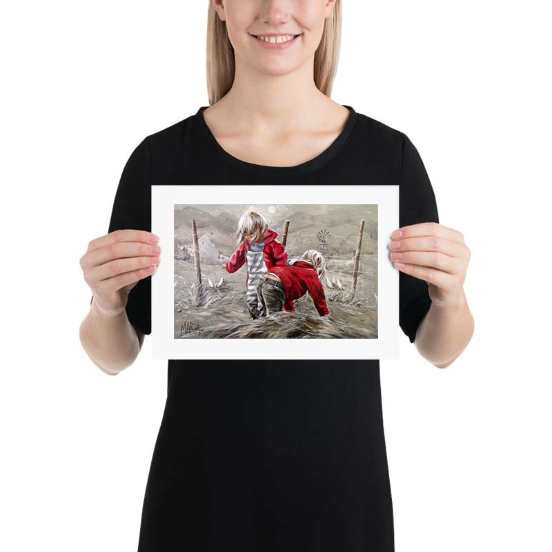 Winter wind | A4 Paper Print