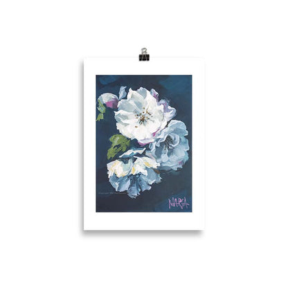 Purpleish white | A4 Paper Print