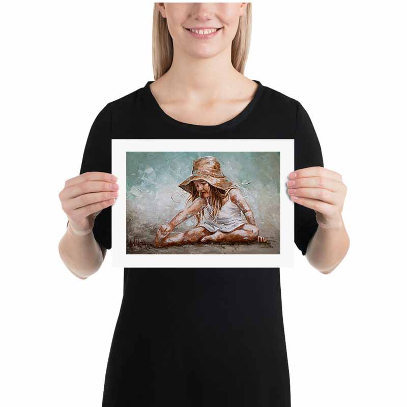 Sandy Toes | A4 Paper Print