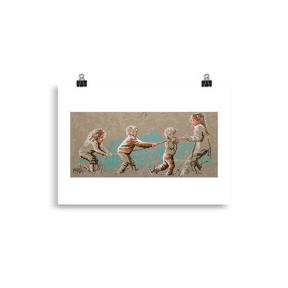 Trek daai tou | A4 Paper Print