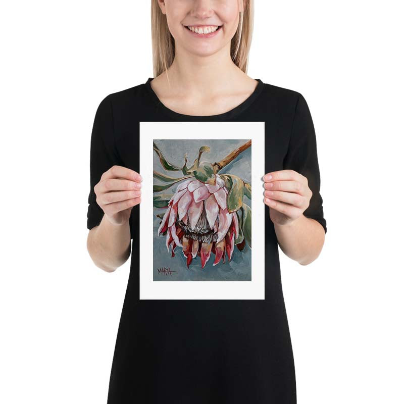 Pale pink beauty | A4 Paper Print