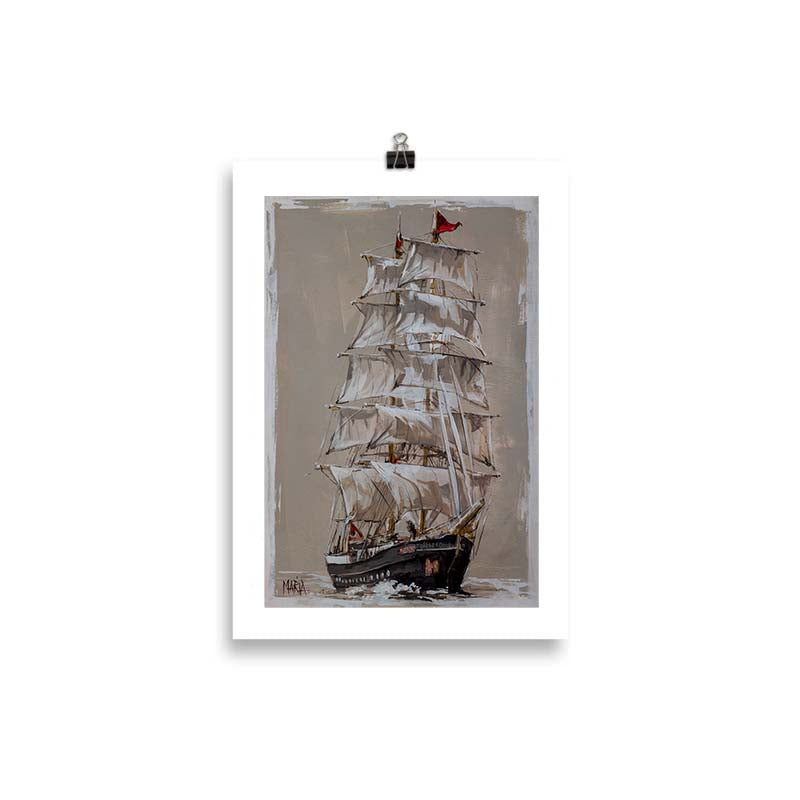 Sails set | A4 Paper Print