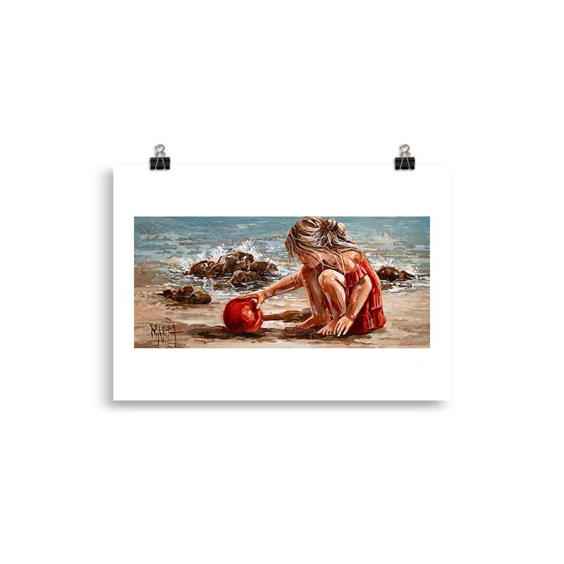 Op die Strand | A4 Paper Print