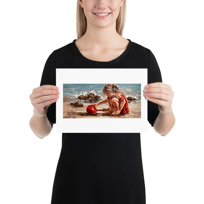 Op die Strand | A4 Paper Print