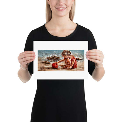 Op die Strand | A4 Paper Print