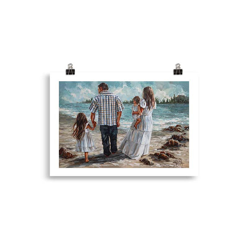 Izabel en Nina oomblikkies | A4 Paper Print