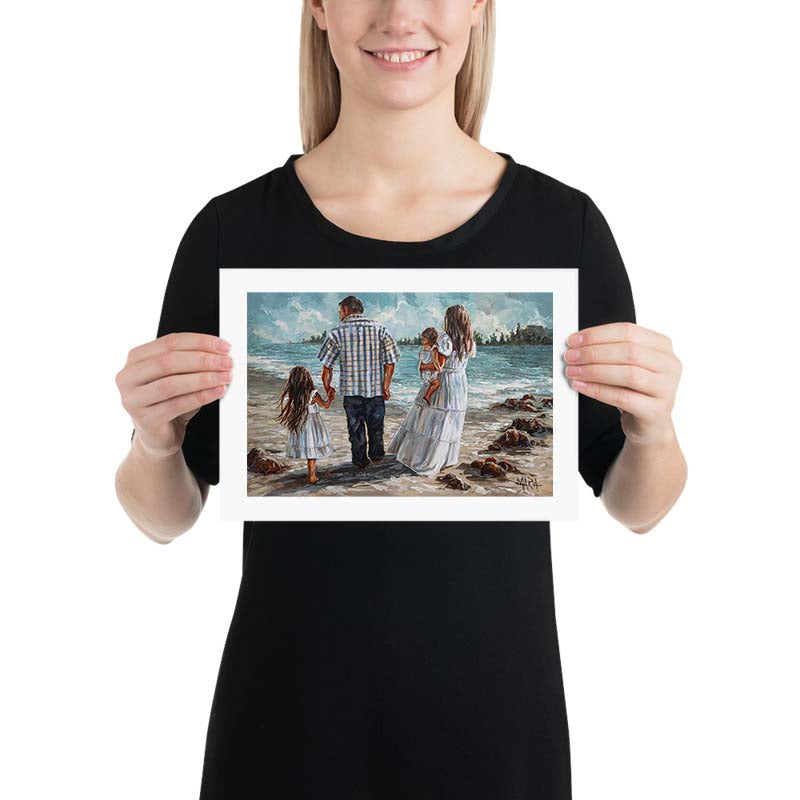 Izabel en Nina oomblikkies | A4 Paper Print