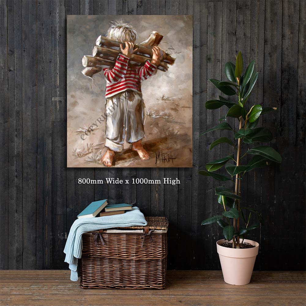 Kaggel hout | Canvas Prints