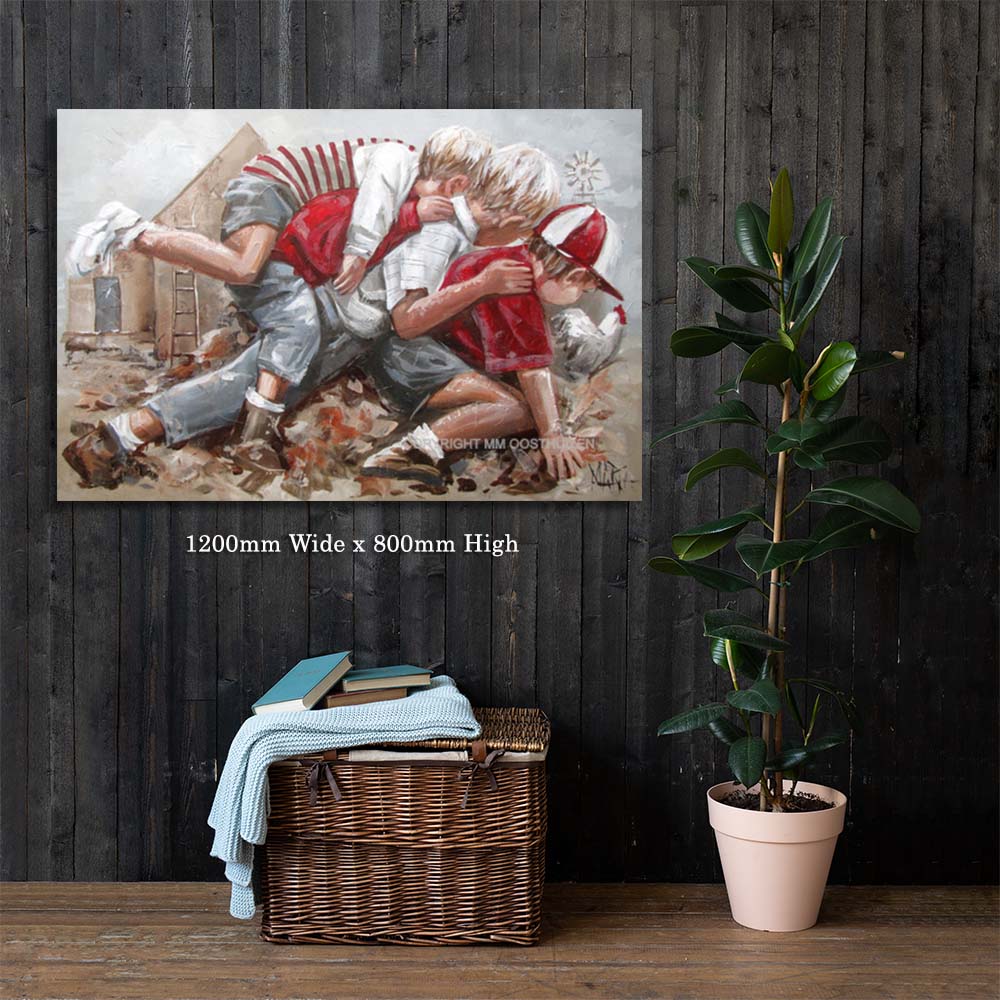 Boys will be boys | Canvas Prints