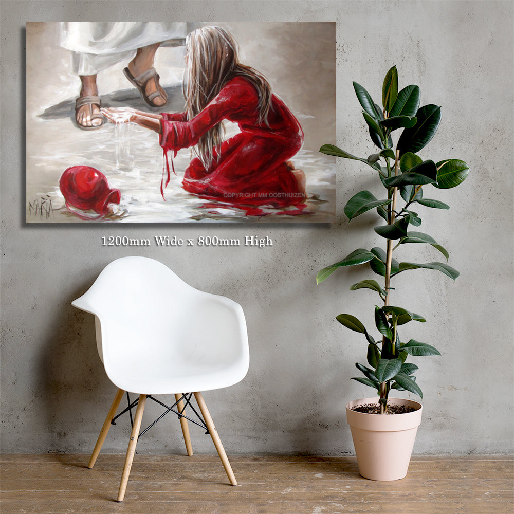 Die Alabaster Fles | Canvas Prints