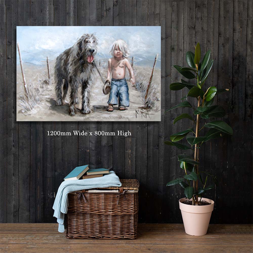 Uit op 'n leeujag | Canvas Prints