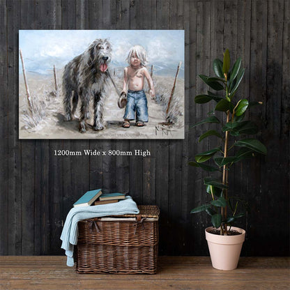 Uit op 'n leeujag | Canvas Prints