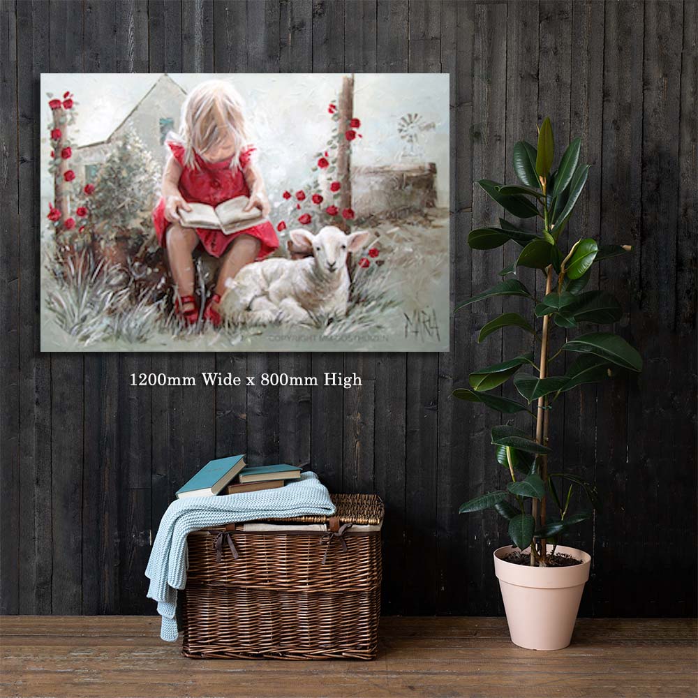 Once upon a lamb | Canvas Prints