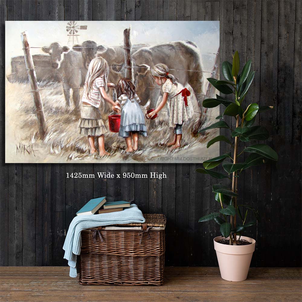 Beeste en kinders | Canvas Prints