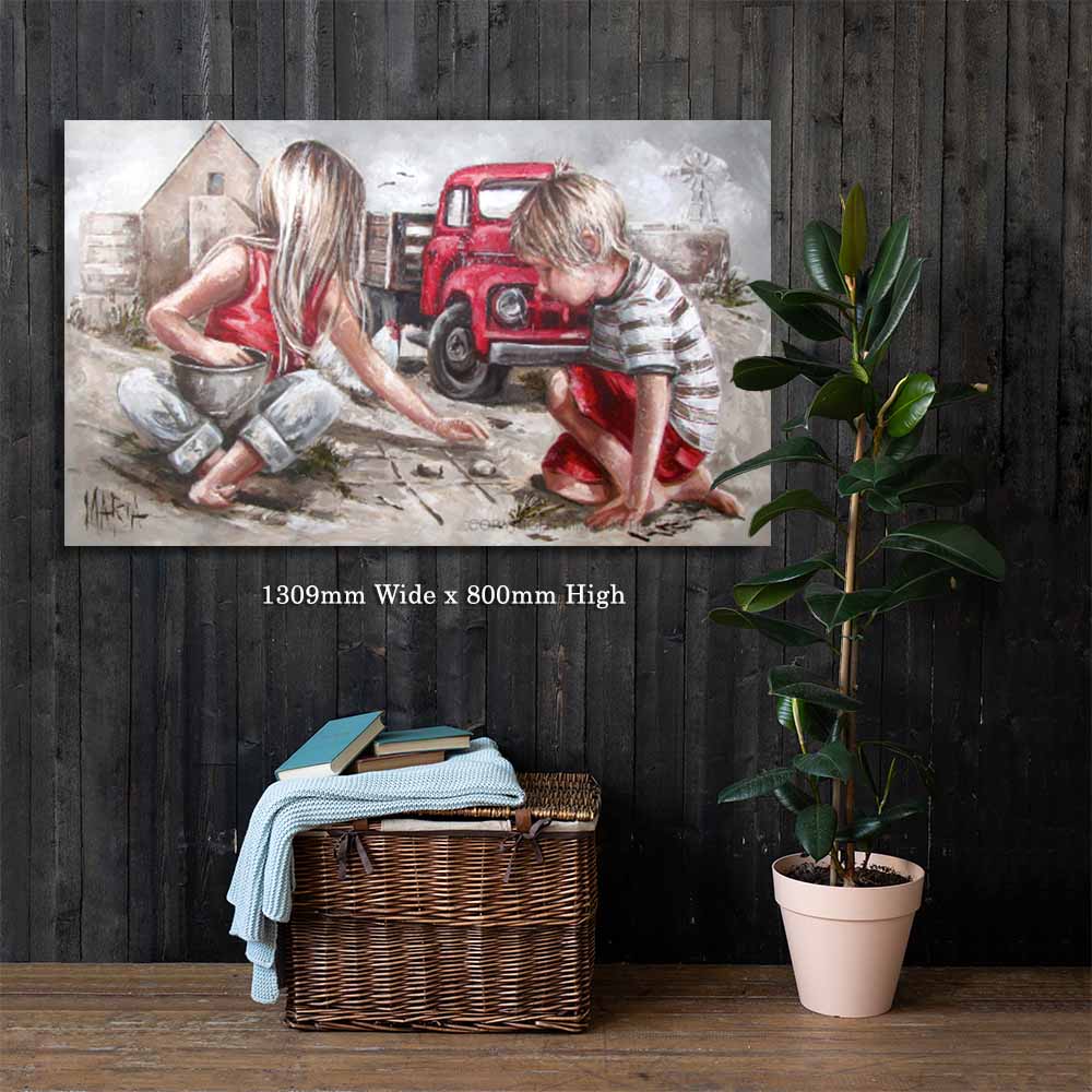 Kruisies en kringetjies | Canvas Prints