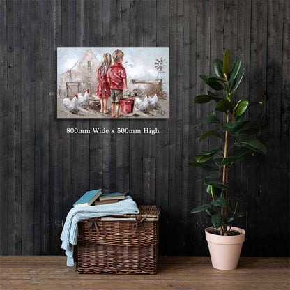Klaar gevoer | Canvas Prints