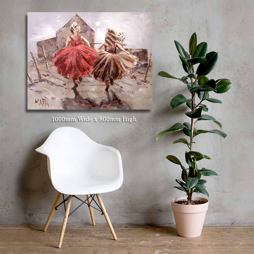 Tutus op die plaas | Canvas Prints