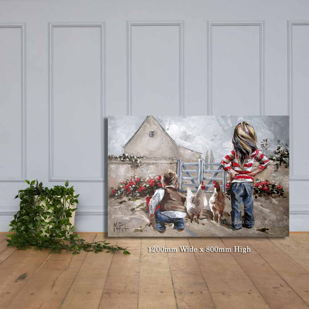 Plaas hekkie  | Canvas Prints