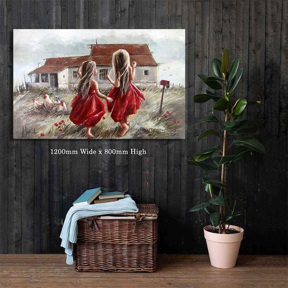 Kom ons gaan kyk binne  | Canvas Prints