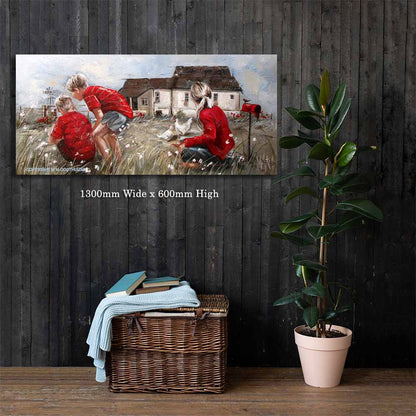 By die ou huis | Canvas Prints