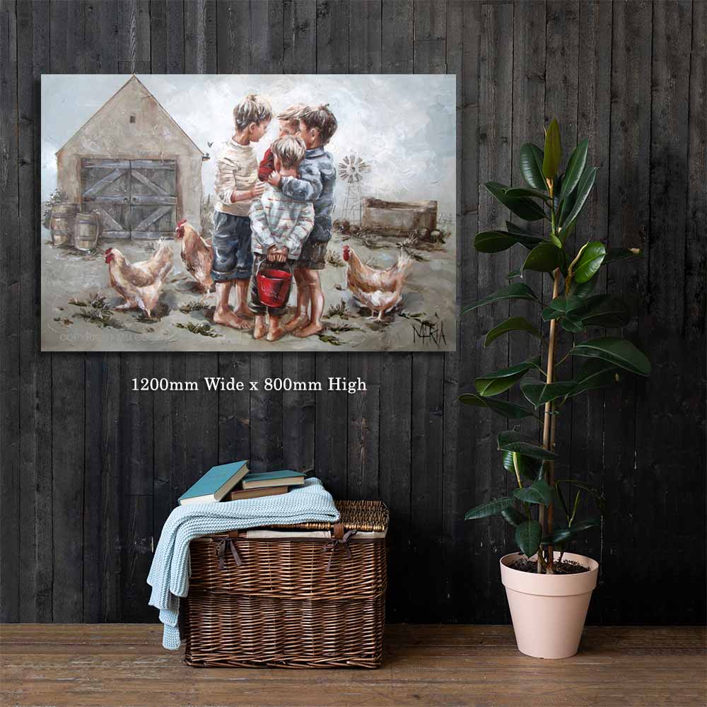 Hiers die plan  | Canvas Prints