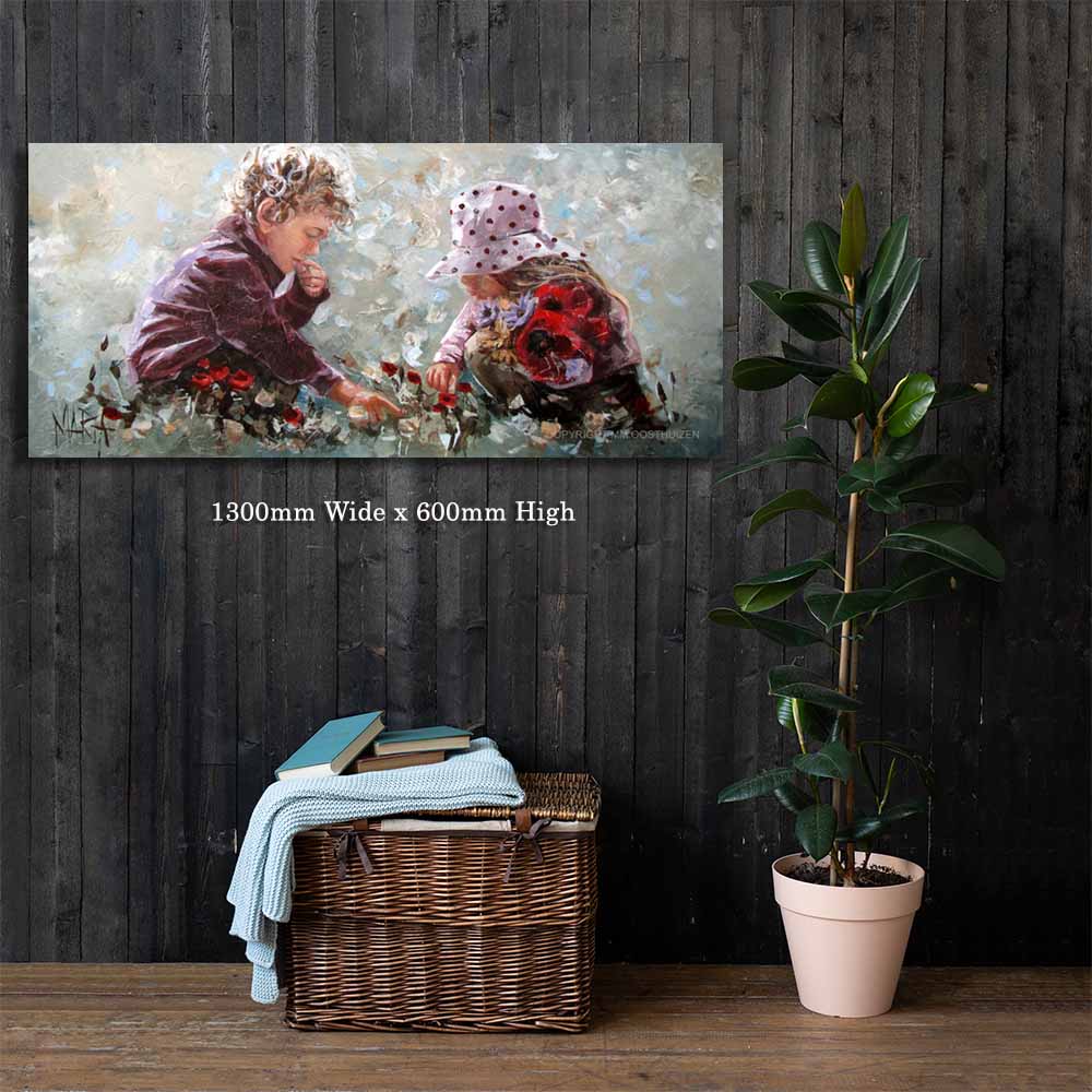 Blomme pluk  | Canvas Prints